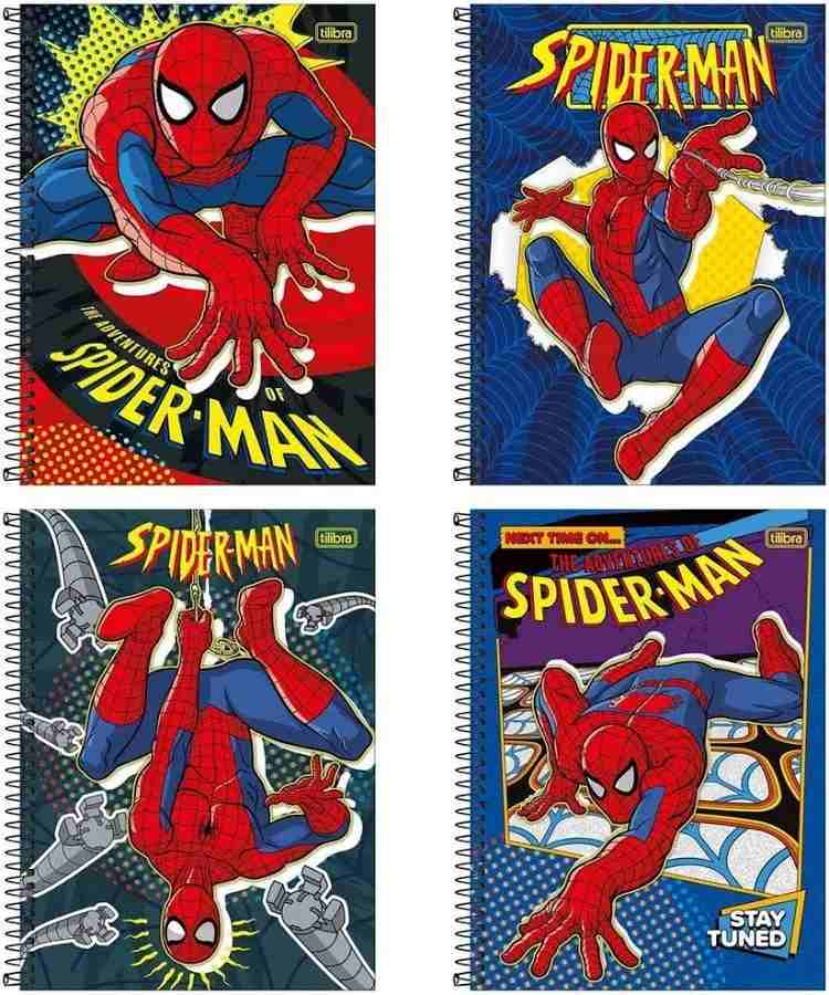 CADERNO 1X1 C.D. SPIDER MAN FIT